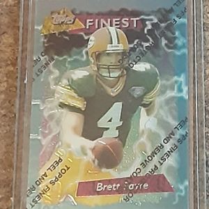 Vintage Topps Finest Brett Favre Green Bay Packers